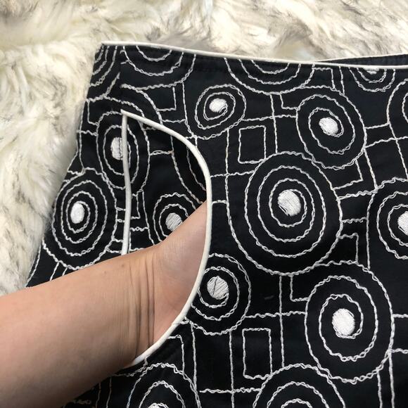 Cynthia Cynthia Steffe Retro Black & White Skirt - Picture 8 of 16